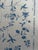 Bennison Chinese Paper - Mono Blue on Oyster Linen Fabric 3 3/8 Yards For Sale In Raleigh - Image 6 of 6