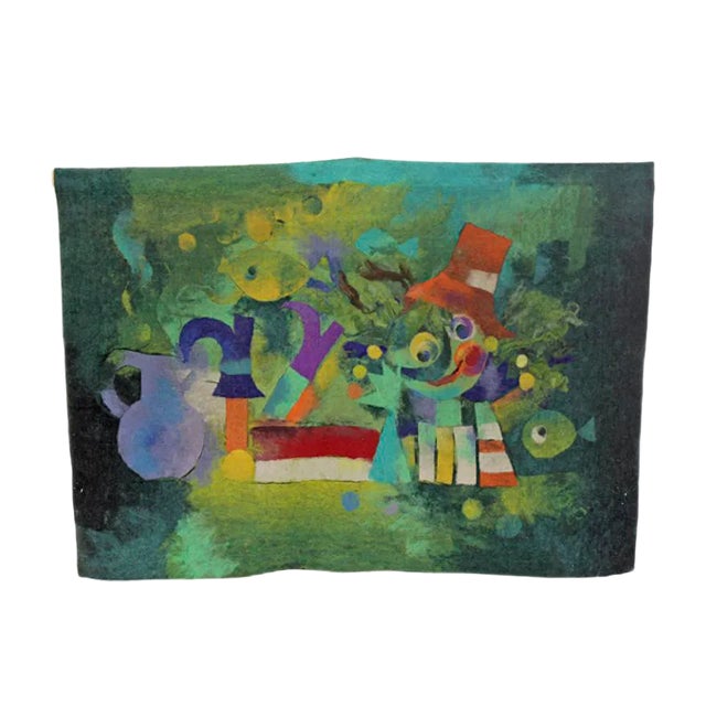 Vintage Wall Tapestry, 1980s For Sale