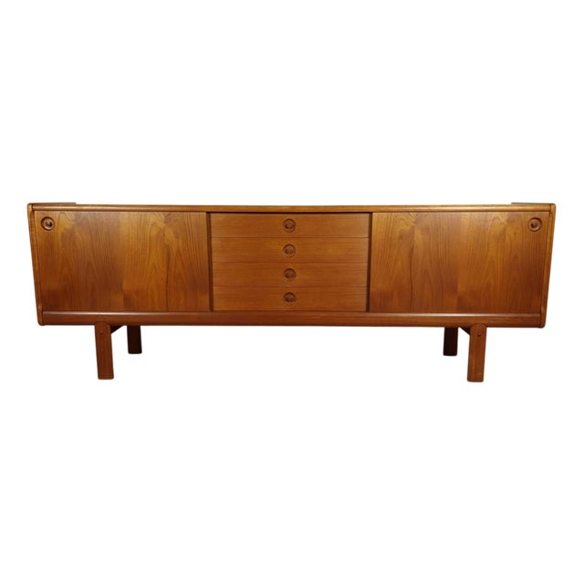 Mid-Century Modern Sideboard in Teak by H.W. Klein for Bramin, 1960s For Sale