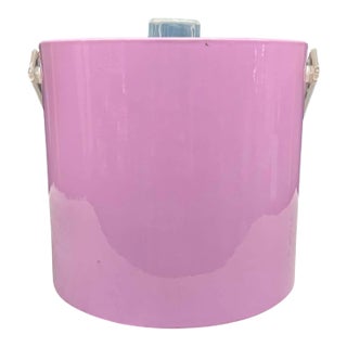 Vintage Mr. Ice Bucket Pink Lucite Ice Bucket For Sale