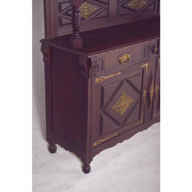 Antique Dutch Cabinet with Brass Fittings, 1800s For Sale - Image 6 of 15