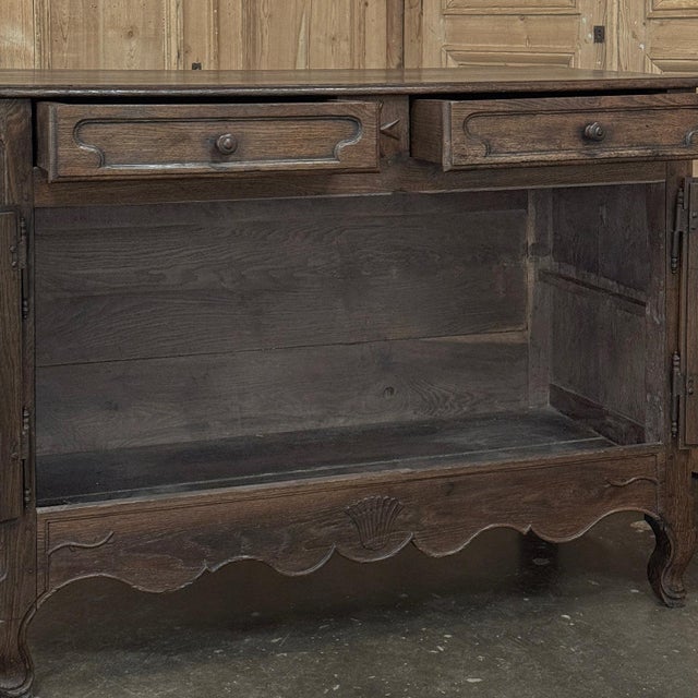 18th Century Country French Louis XV Oak Buffet ~ Sideboard For Sale - Image 15 of 18
