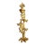 Large Vintage Italian Carved Giltwood Rococo 5-Tier Wall Display Shelf, 44" For Sale