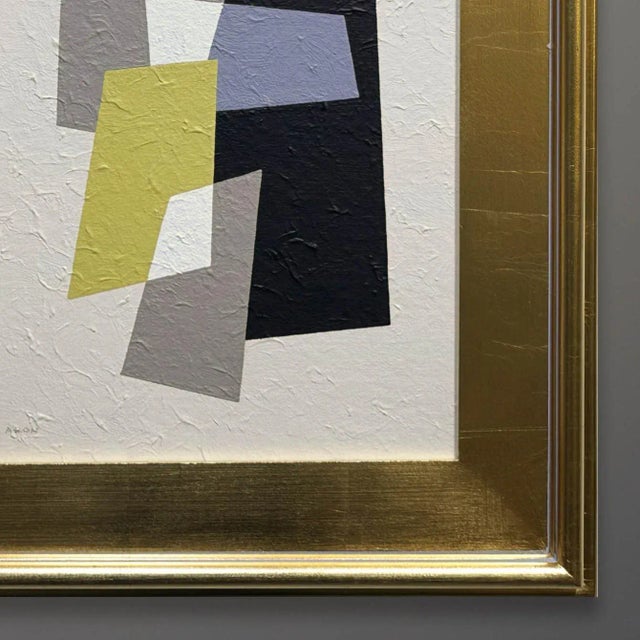 2020s Aron “Quicksilver 2” Original Painting 17×20 For Sale - Image 5 of 5