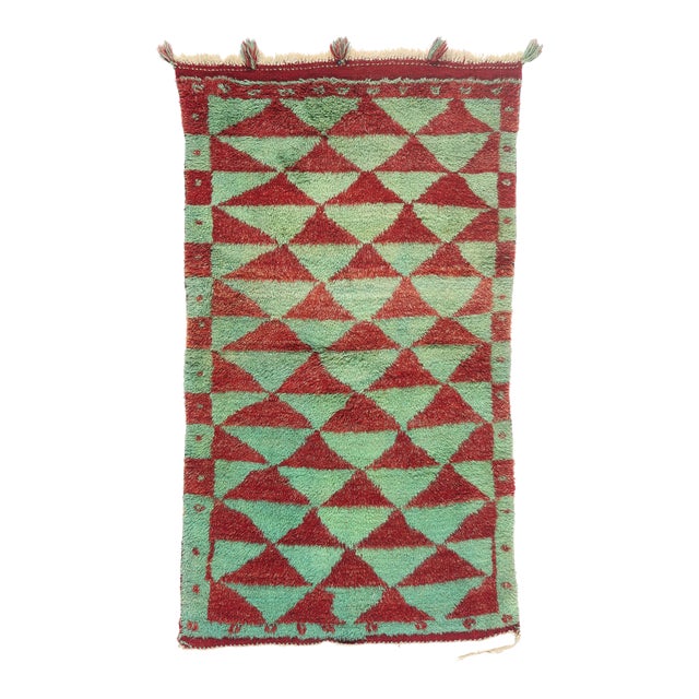 Vintage Turkish Tulu Rug, 03'05 X 06'02 For Sale