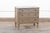 A Swedish Gustavian-style chest, with original gray marble top and brass hardware, from the mid-20th century. This mid-...