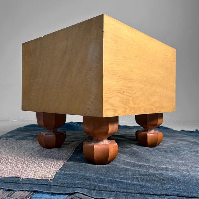 Brown Vintage Japanese Shogi Plant Stand, 1960s For Sale - Image 8 of 13