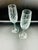 Glass Pristine John Rocha/Waterford Crystal "Circa" Champagne Flutes - Pair For Sale - Image 7 of 12