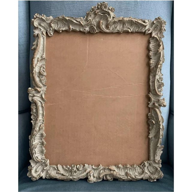 Frame 16” tall x 13” wide Will fit picture 13” tall x 10” wide there are a few fine crack lines as shown but nothing is...