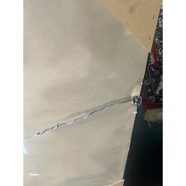 Black 1970s Black Lacquer Beveled Wall Mirror — Mid-Century Modern For Sale - Image 8 of 8