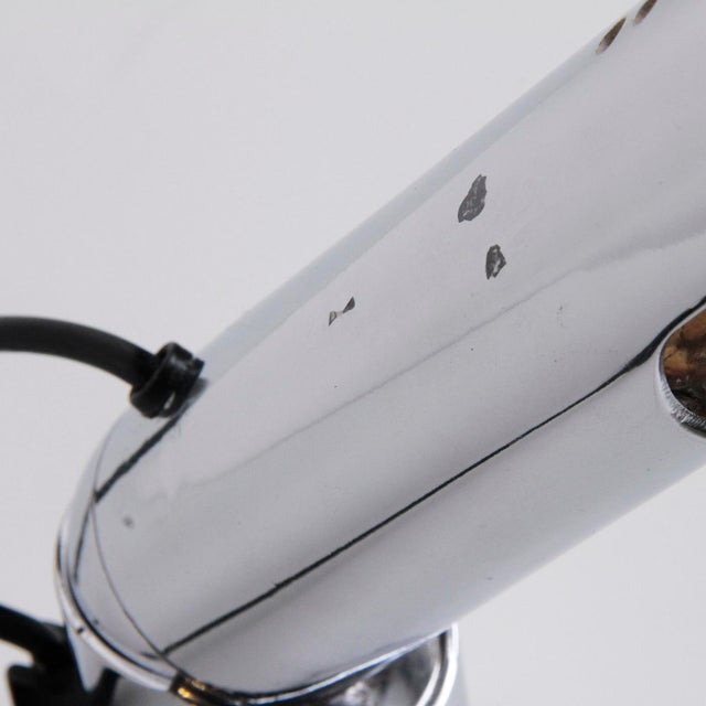 Silver Gecko Table Lamp by Gianfranco Frattini for Leuka, 1970s For Sale - Image 8 of 13