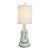 Antique Neoclassical Bisque Figural Table Lamp Classical Maiden Column Form With Pierced Illuminated Base For Sale