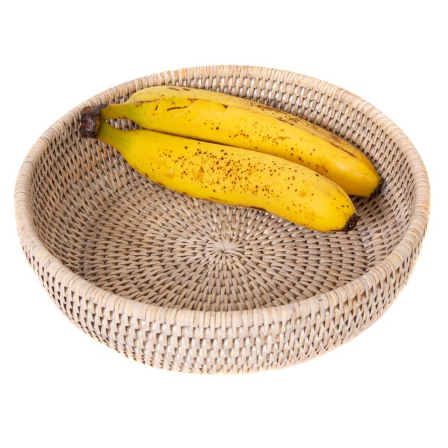 Artifatcs Rattan Bowl For Sale - Image 4 of 6