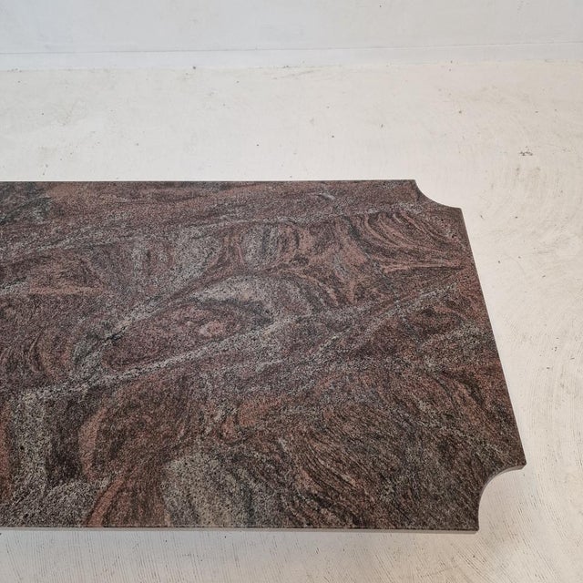 Italian Coffee or Side Table in Granite, 1980s For Sale - Image 12 of 18