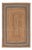 4'x6' Grey Border Rectangle Jute Handmade Rug For Sale