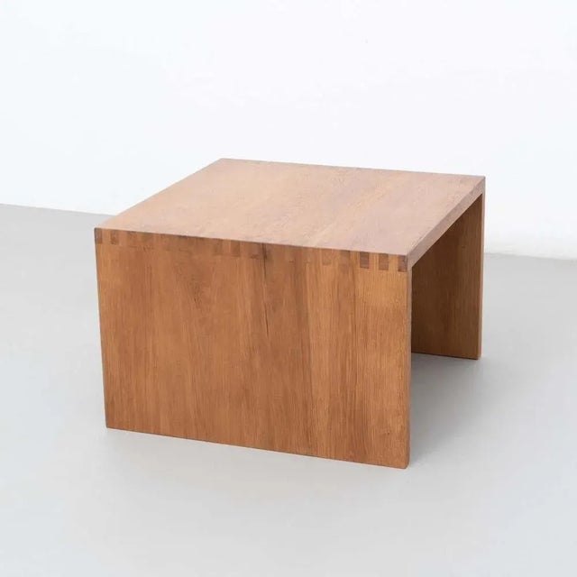 Wood Oak Low Table from Dada Est. For Sale - Image 7 of 12