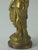 Metal Neoclassical Lady Statue Antique Gold-Plated Spelter Gilded Sculpture Fennel, Clock Part For Sale - Image 7 of 15