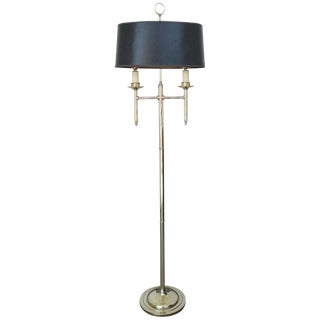 1960s French Floor Lamp in Brass For Sale
