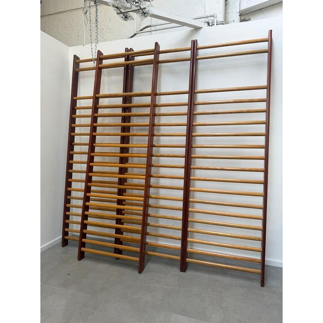 Swedish Gym Wall Ladder in Wood For Sale - Image 6 of 6