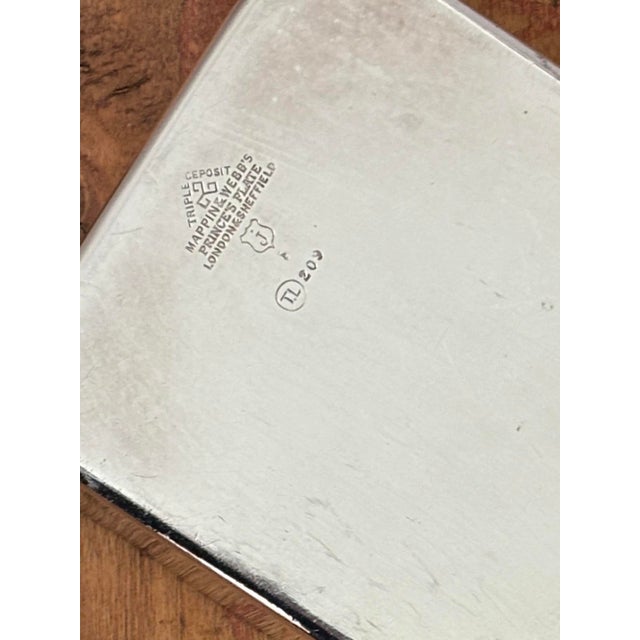 English 1970s Silver Trinket Box “Wellington Hotel” Mappin & Webb For Sale - Image 3 of 8