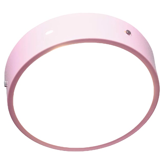 Flush Mount in Pink, Italy, 1960s For Sale