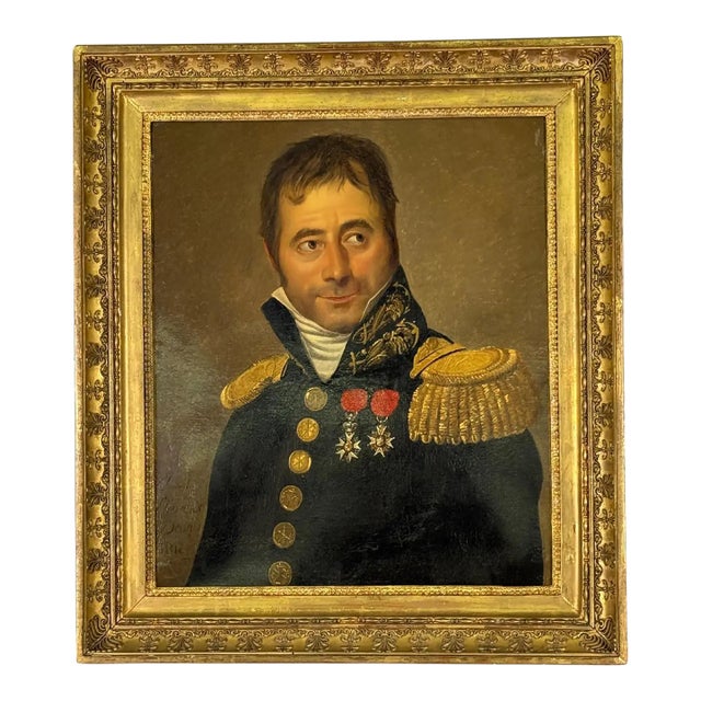 Early 19th Century French Portrait of a Commander in Legion of Honor For Sale