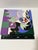 Vintage Arlene Voelker Signed Geometric Abstract Painting For Sale - Image 4 of 10
