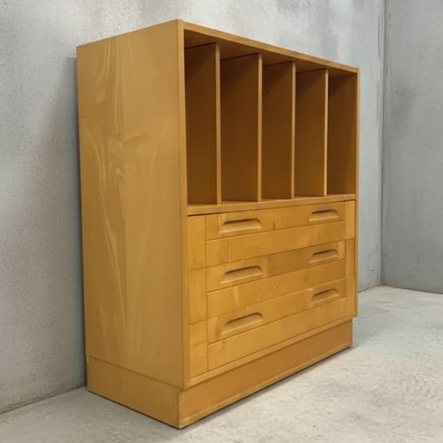 Stylish and practical retro cabinet produced in Czechoslovakia during the 1970s by Tatra nábytok. This piece reflects the...