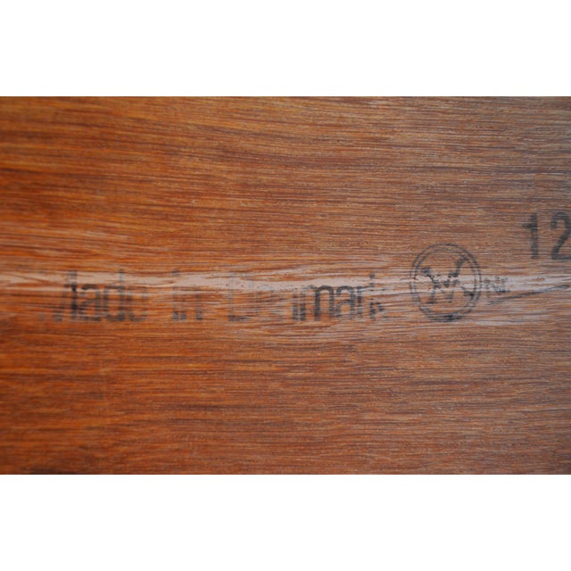 Brown Danish Modern Two Drawer Nightstands by Arne Wahl Iversen for Vinde Møbelfabrik - Pair For Sale - Image 8 of 14