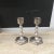 Silver Candle Holders Silver Plate - A Pair For Sale - Image 8 of 9