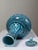 Vintage Vase in Painted Turquoise, 1950s For Sale - Image 10 of 17