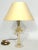 Modern Mid-Century Brass and Murano Glass Table Lamp from Tommaso Barbi, 1970s For Sale - Image 3 of 9