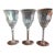Antique Baccarat Hand Cut 12 Panel Crystal Zurich Port Wine Glasses - Set of 3 For Sale