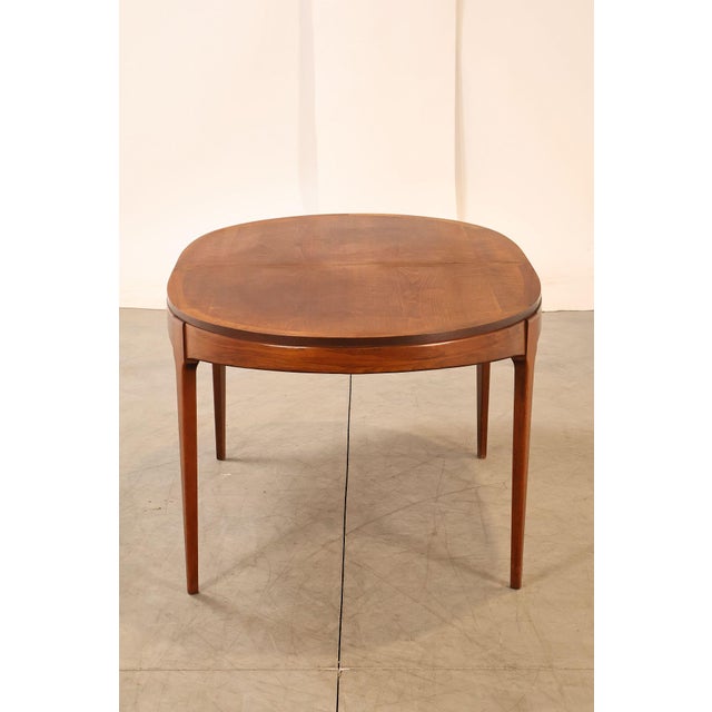 Lane 'Rhythm' Mid Century Modern Walnut Expandable Dining Table For Sale - Image 16 of 18