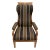 Early 19th Century Biedermeier Solid Walnut Ear / Wing Armchair For Sale - Image 6 of 7