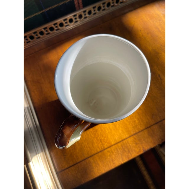 Ceramic Vintage Equestrian Coffee Cup From Copeland Spode England With Fox Hunt Motif Titled “The Chase” For Sale - Image 7 of 9