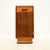 Mid-Century Modern Art Deco Figured Walnut Bedside Cabinet, 1930s For Sale - Image 3 of 10