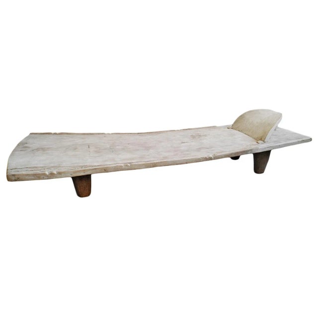 Old Senufo Wood Bed Table For Sale - Image 13 of 13