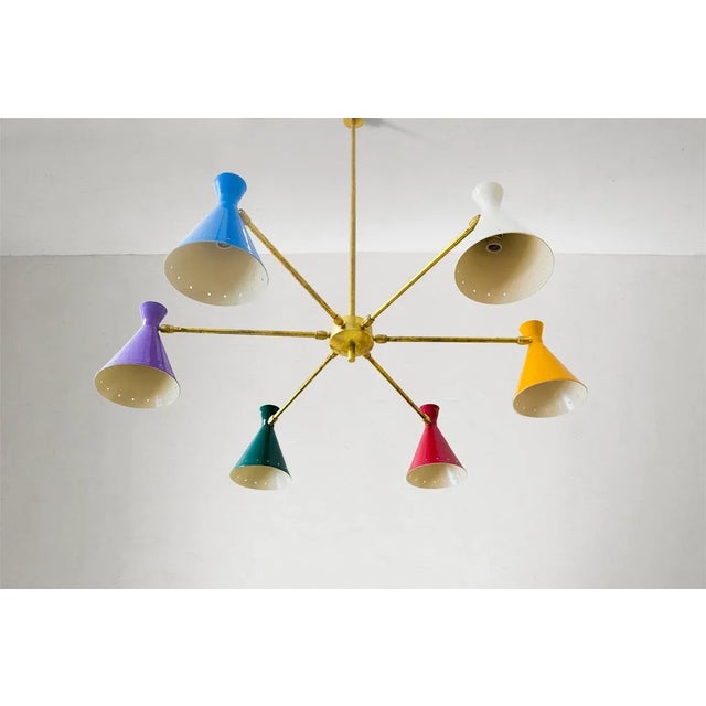 DIMENSIONS: 90 cm diameter x 85 cm height Stilnovo style Adjustable shades E14 bulbs Up to 250V (Europe/UK Standard).The...