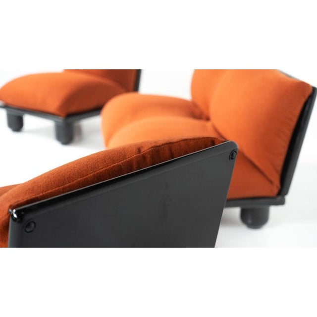 Textile Blop Modular Sofa attributed to Carlo Bartoli for Rossi Di Albizzate, Italy, 1970s, Set of 4 For Sale - Image 7 of 18