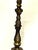 Brass Floor Lamp with Fabric Shade from Unbekannt, 1920s For Sale - Image 6 of 11