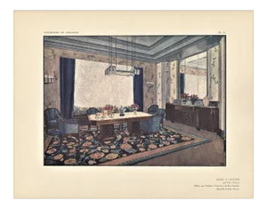 Art Deco Interior Design for Dining Room by Follot