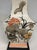 Chinoiserie 1980s Chinoiserie Lotus Flower Lamp With Foo Dog Handles For Sale - Image 3 of 6