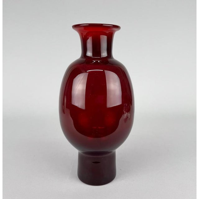 1970s Glass Vase by Zbigniew Horbowy, 1970s For Sale - Image 5 of 7