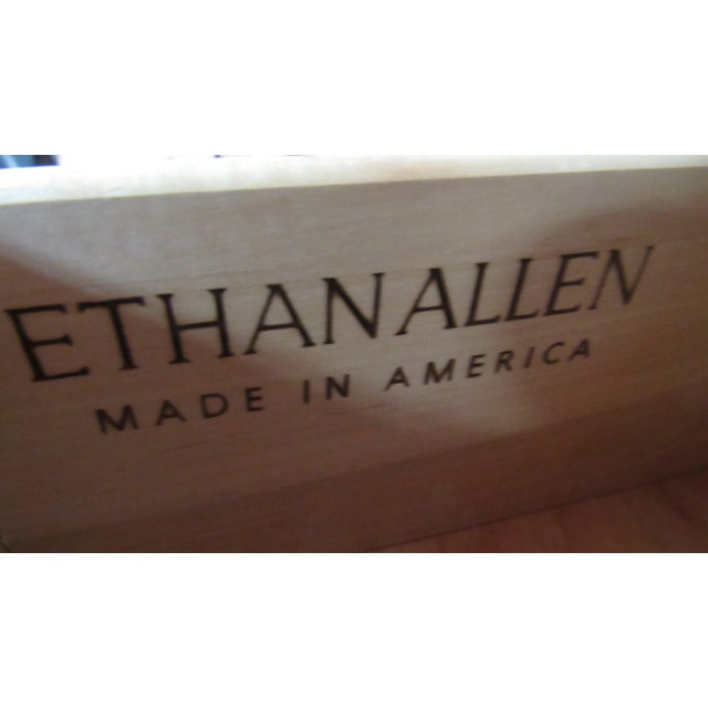Wood Ethan Allen British Classics Cherry Dresser Chest Designer For Sale - Image 7 of 11