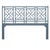 Chippendale Headboard California King - Regatta Blue For Sale In West Palm - Image 6 of 6