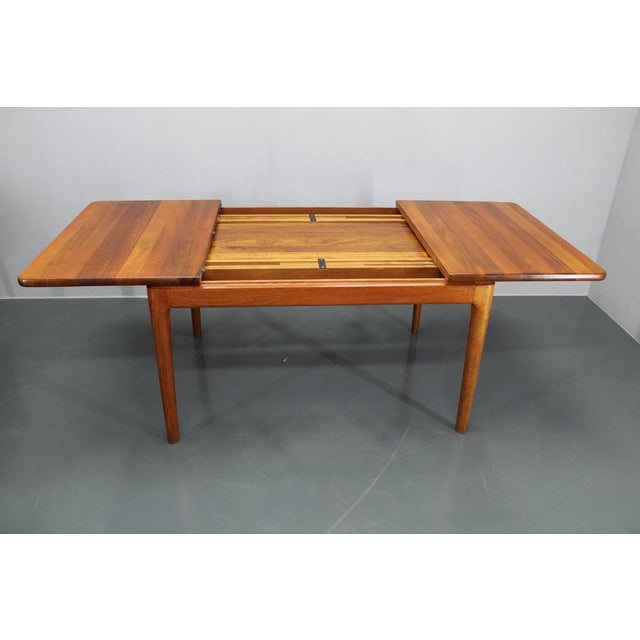 Danish Teak Extendable Dining Table from Glostrup Mobelfabrik, 1960s For Sale - Image 16 of 18