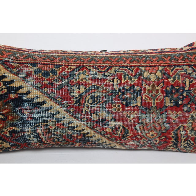 Antique Tribal Bohemian Home Decor Rug Pillow Cover -14'' X 29'' For Sale In Tampa - Image 6 of 11