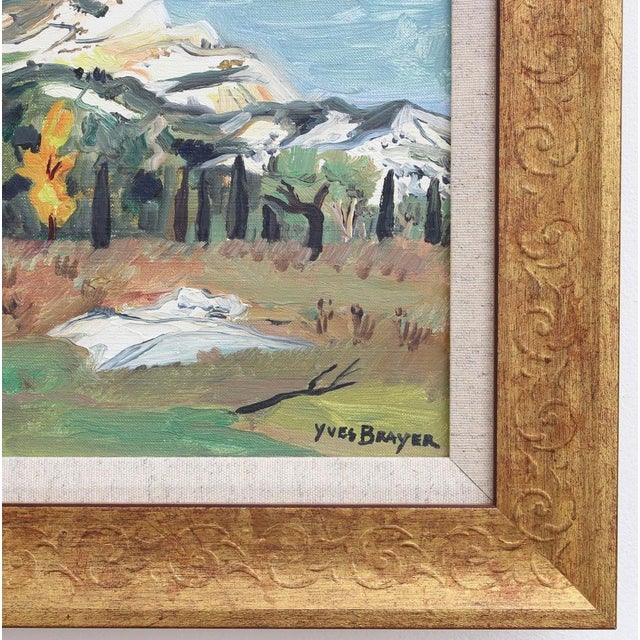 Yves Brayer, Mont Sainte-Victoire, 1960s, Oil on Canvas, Framed For Sale - Image 15 of 18