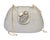 2020s Tamu Bean Clutch in Light Grey For Sale - Image 5 of 8